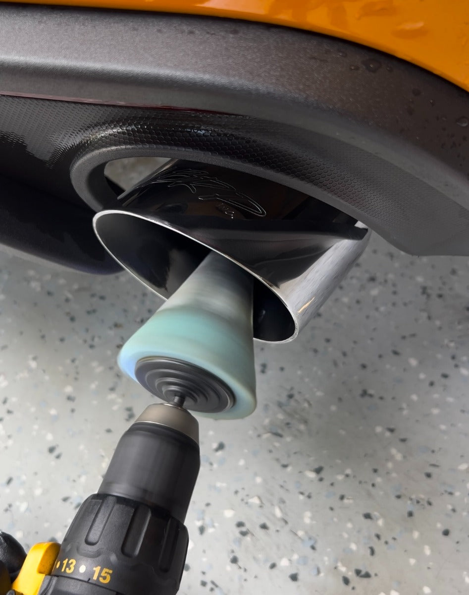 Kit de Cones de Espuma para Polimento para Furadeira (Corte, Polimento e Acabamento)