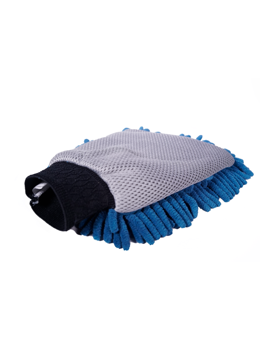 Luva de Lavagem de Microfibra de Dupla Ação